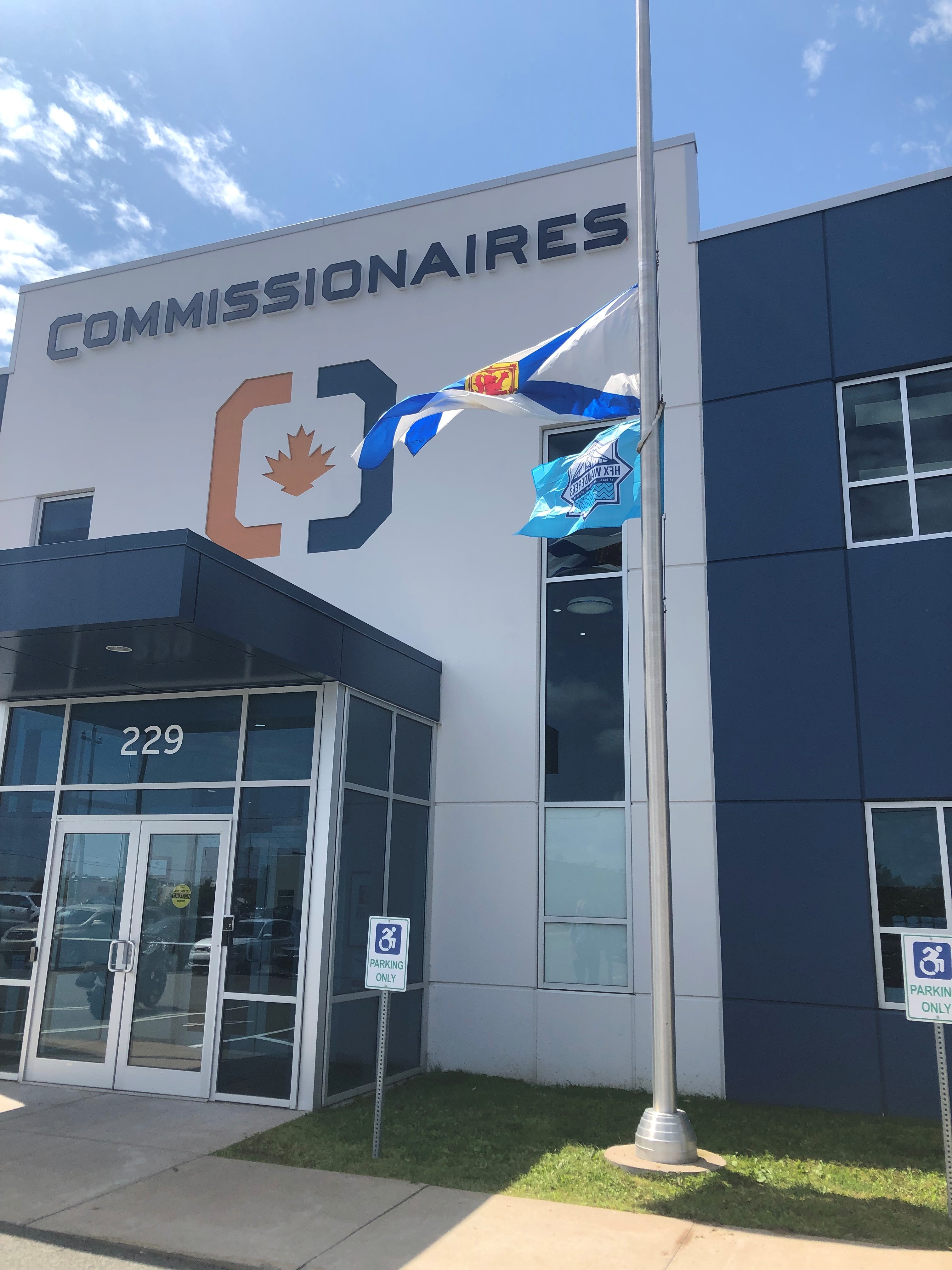Wanderers and Commissionaires Flags