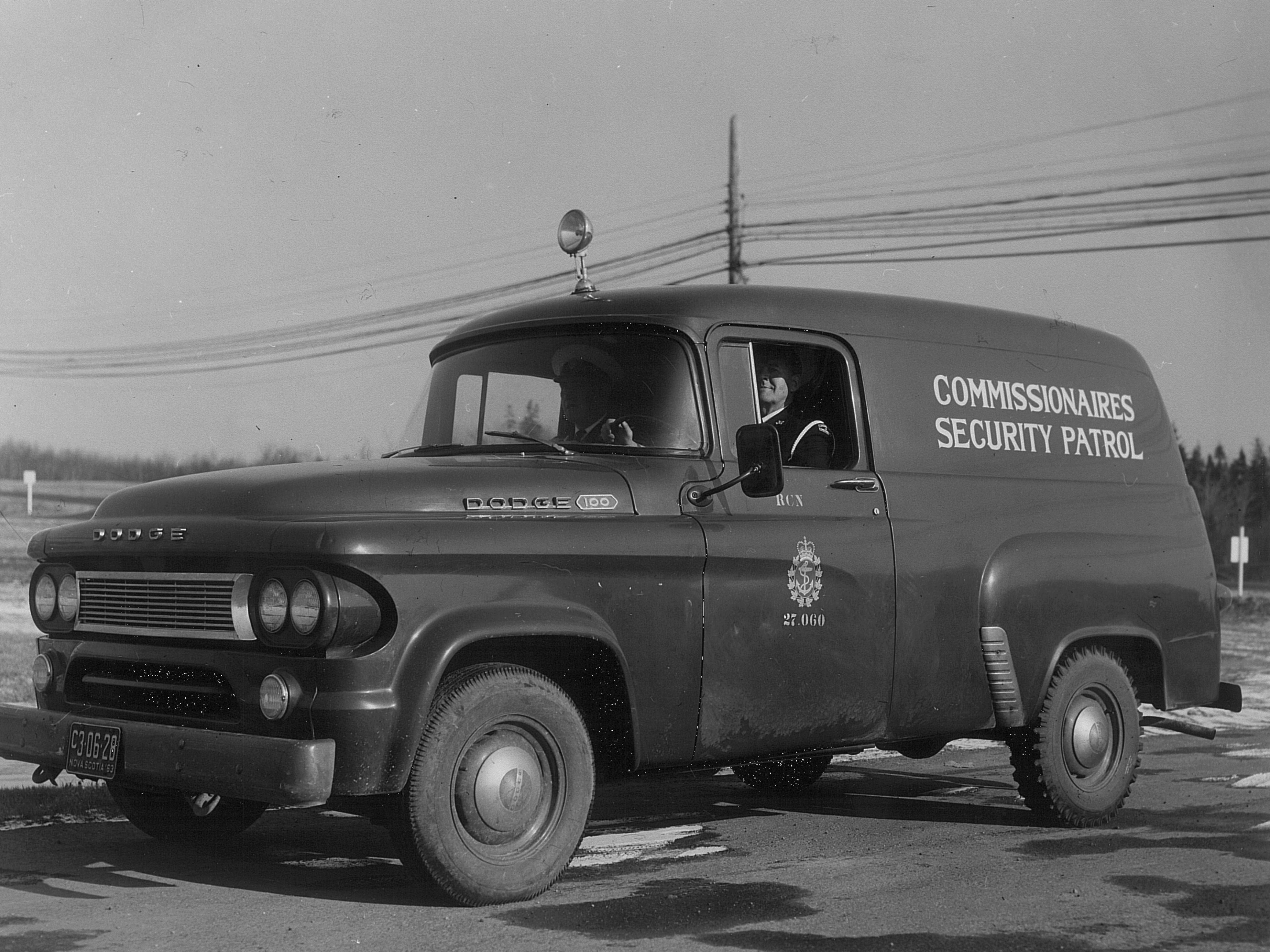 Commissionaires historic security patrol car
