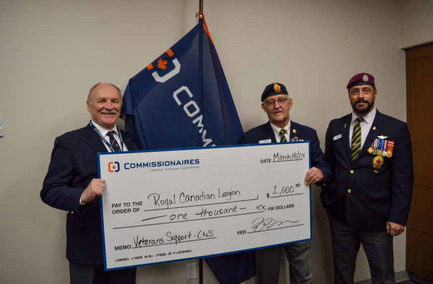 CNS Veterans’ Support Committee Donates to NS/Nunavut Legion