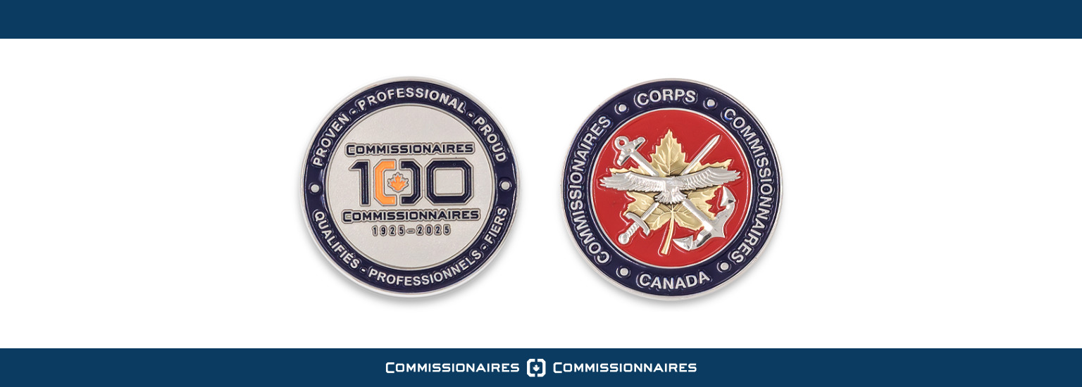 Commissionaires Challenge Coins