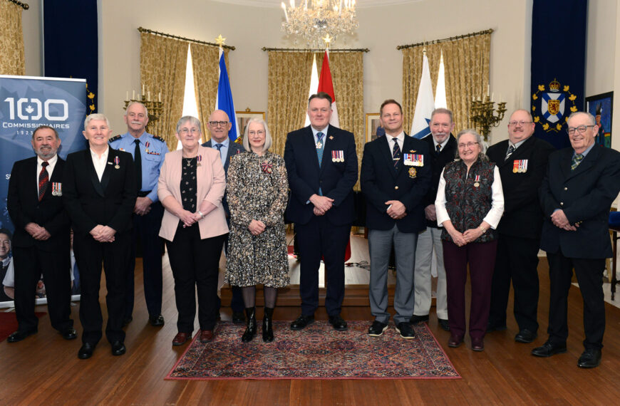 Commissionaires Nova Scotia Honours Four Individuals with the King Charles III Coronation Medal